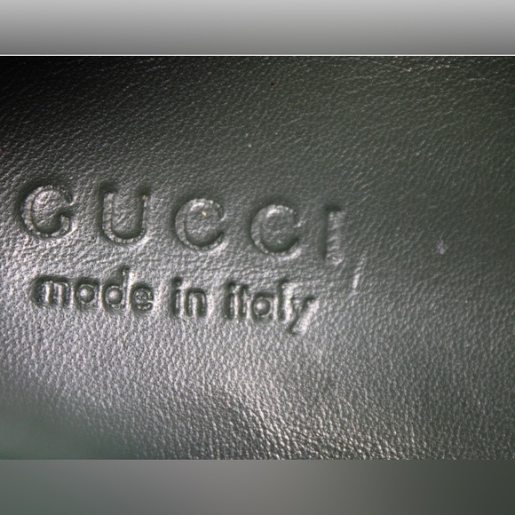 NWT Gucci Men’s Black and Green Snakeskin & Leather Sneakers 368423 - US Sz 10.5 - Picture 14 of 16